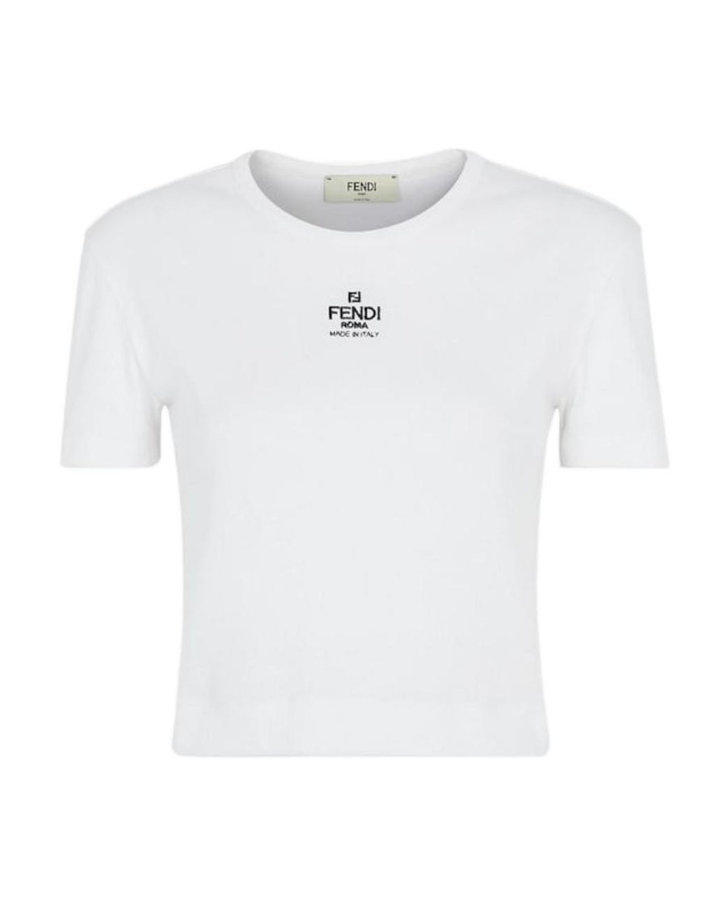 Fendi White Tops With Logo