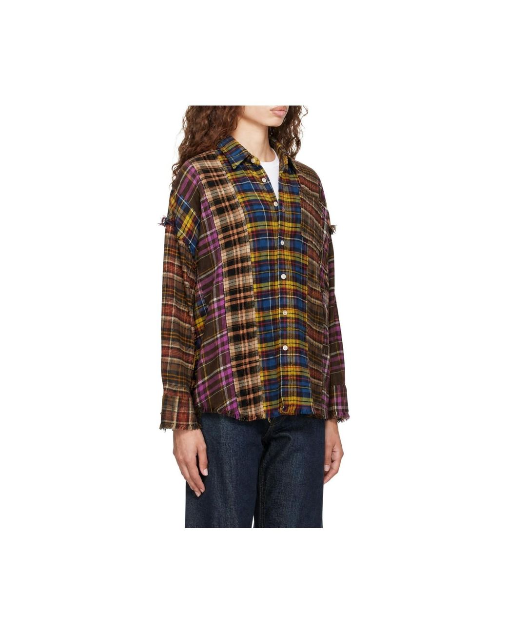 R13 Multicolor Patchwork Shirt