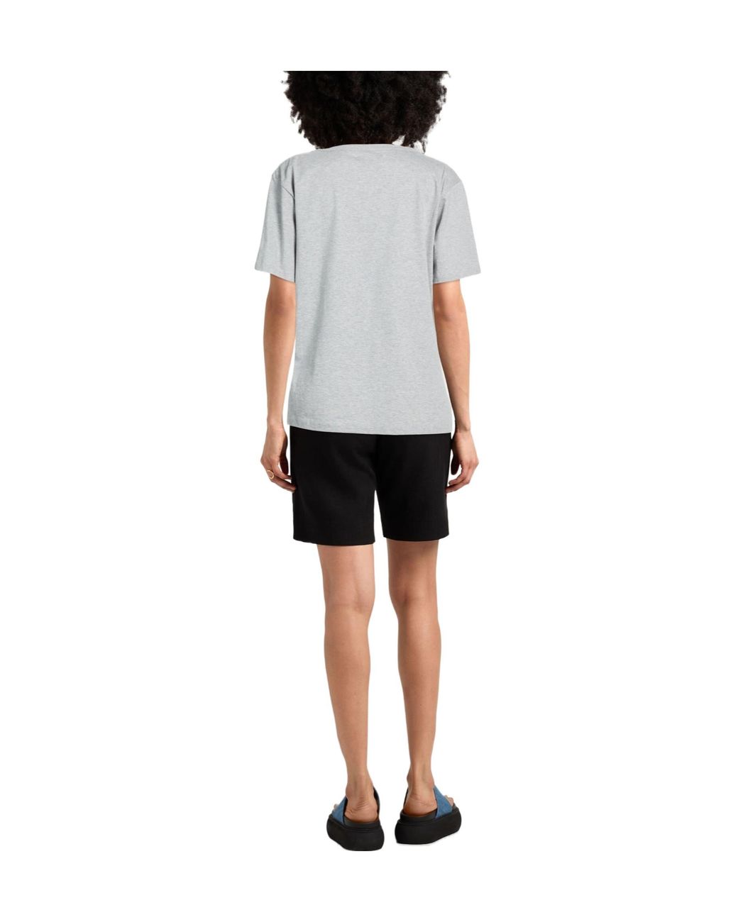 Marni Gray Crew-Neck Short-Sleeve T-Shirt
