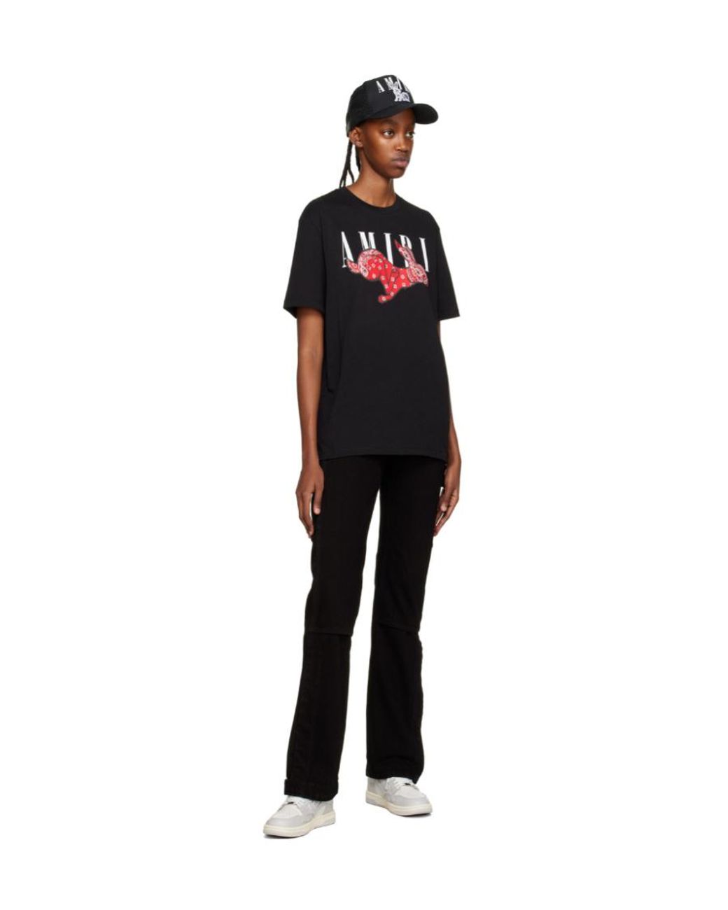 Amiri Black Faded Jeans