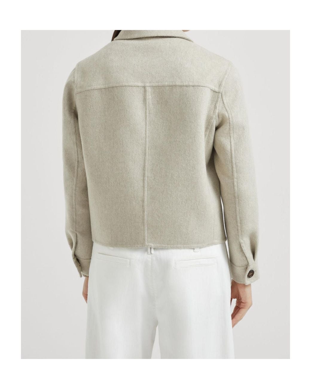 Brunello Cucinelli White Coats