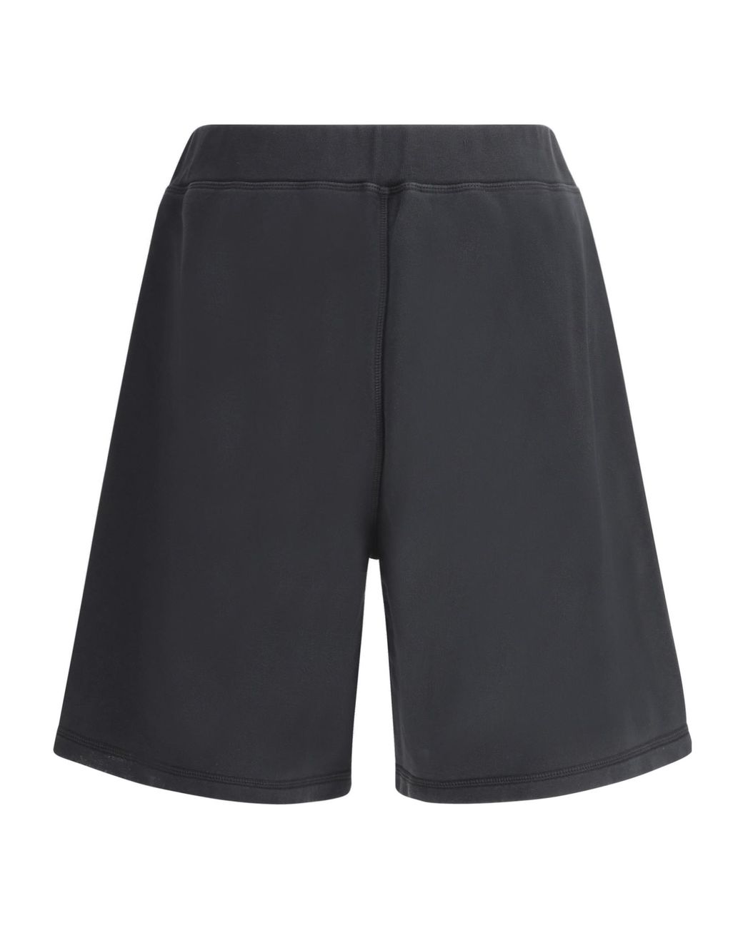DSquared² Gray Logo-Printed Elasticated Waistband Shorts for men