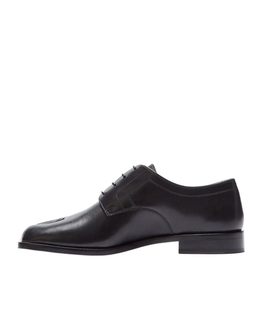 Maison Margiela Black Tabi Lace-Up Shoes for men
