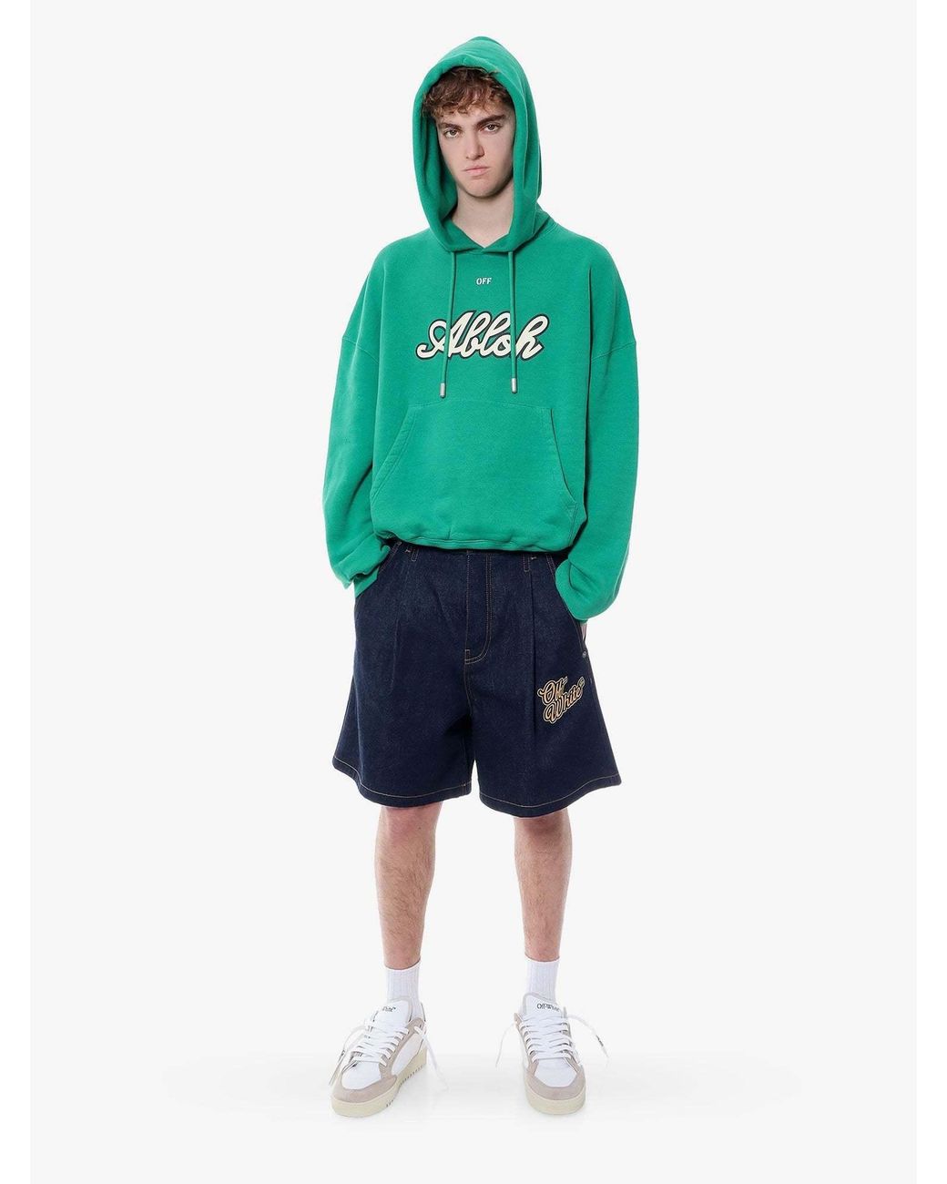 Off-White c/o Virgil Abloh Blue Shorts for men