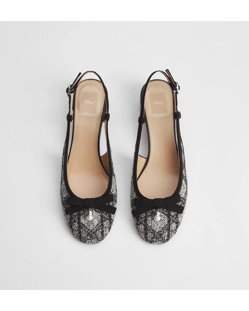 Dior Black Ballet Slingback Pump