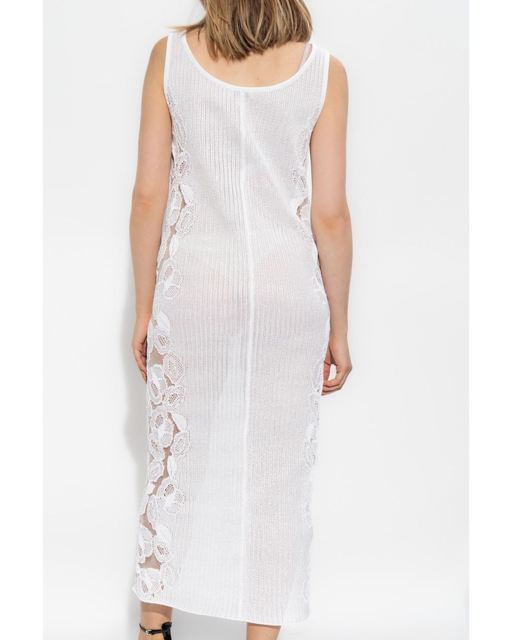 Alaïa White Lace Dress