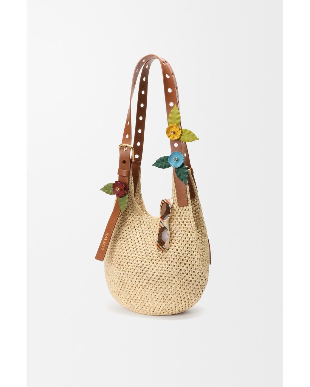 Loewe Green Layered Flower Bag Accessories