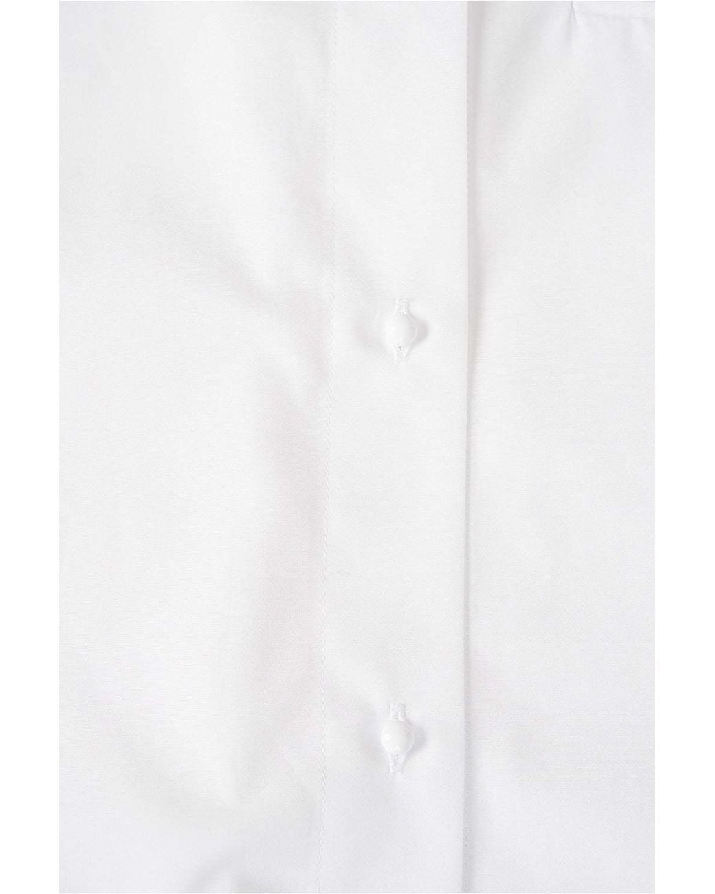 Maison Margiela White Cotton Poplin Shirt