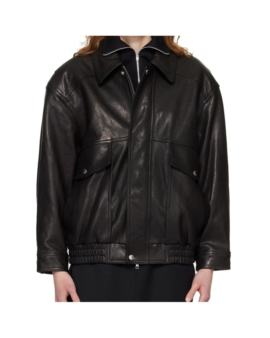 DUNST Black Zip-Front Vegan Jacket for men