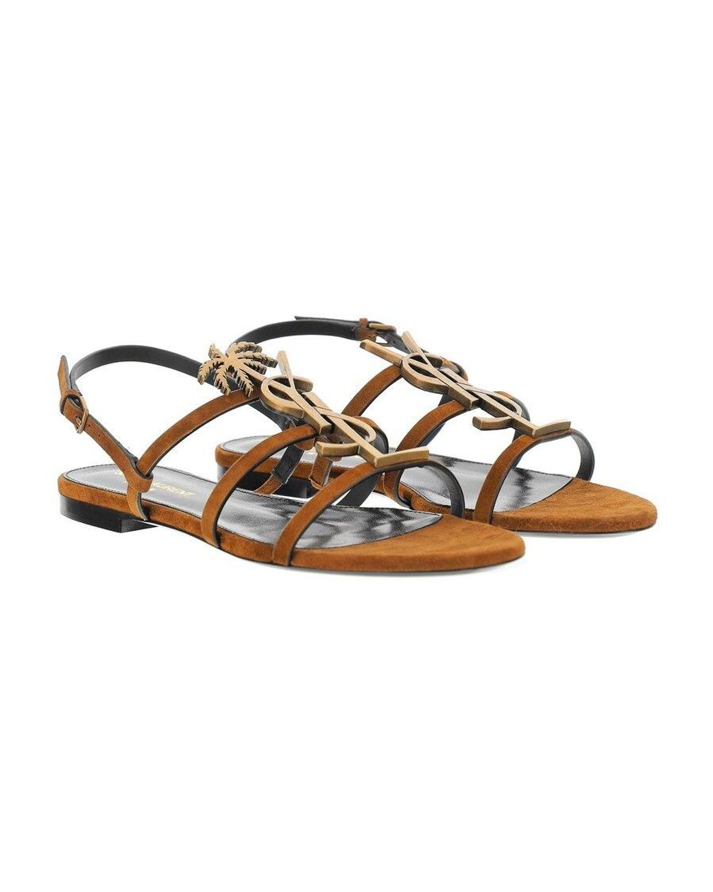 Saint Laurent Multicolor Cassandra Sandals
