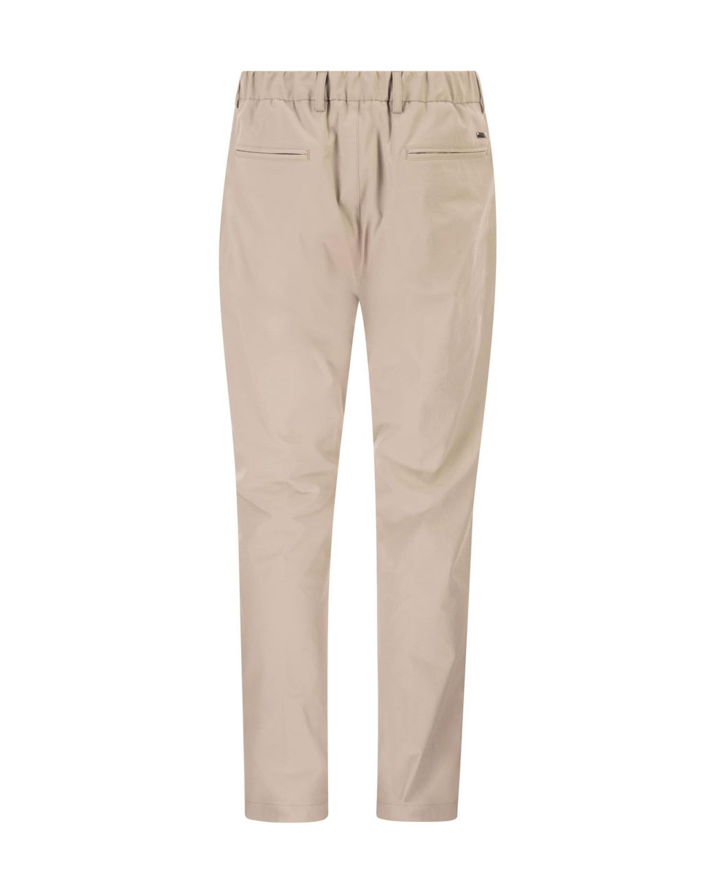 Herno Natural Casual Pants With Belt Loops for men