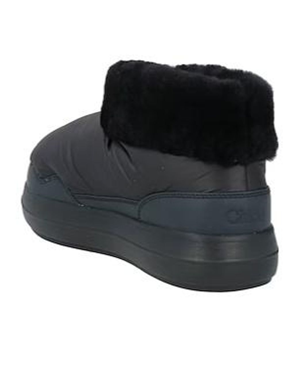 Chloé Black Minimal Fleece-Lined Ankle Boots