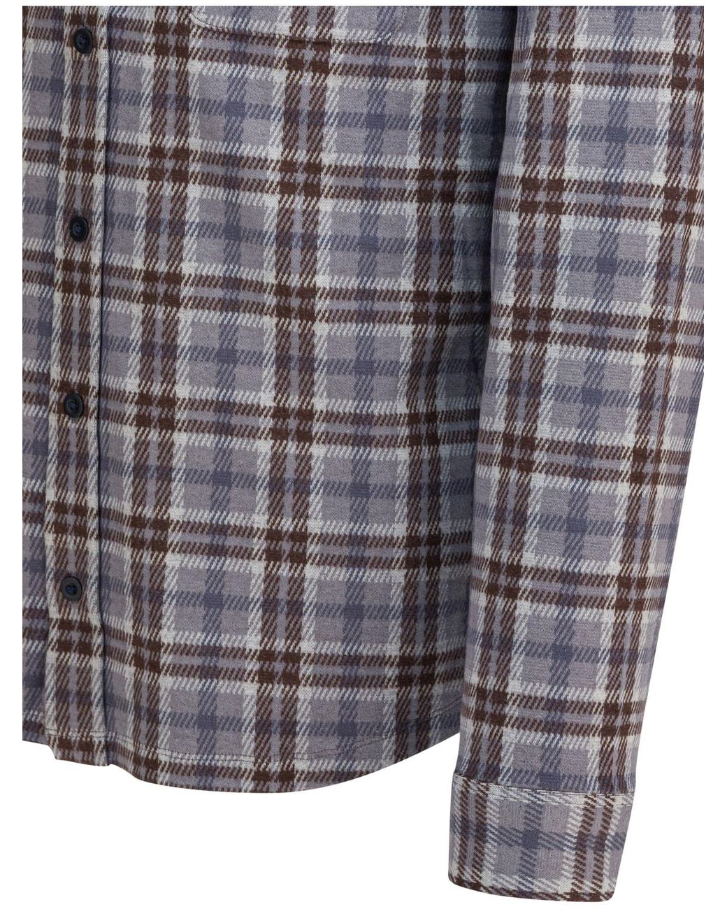 Vince Blue Plaid Button-Up Shirt for men