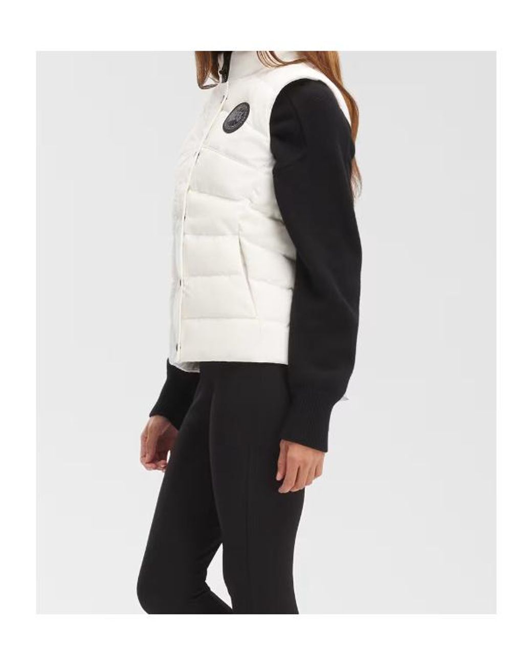 Canada Goose White Freestyle Vest