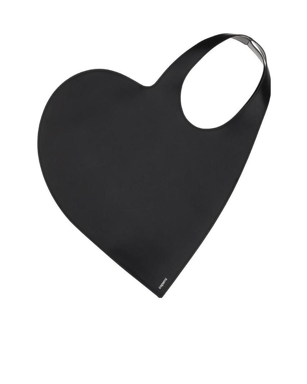 Coperni Black Heart Tote Bag