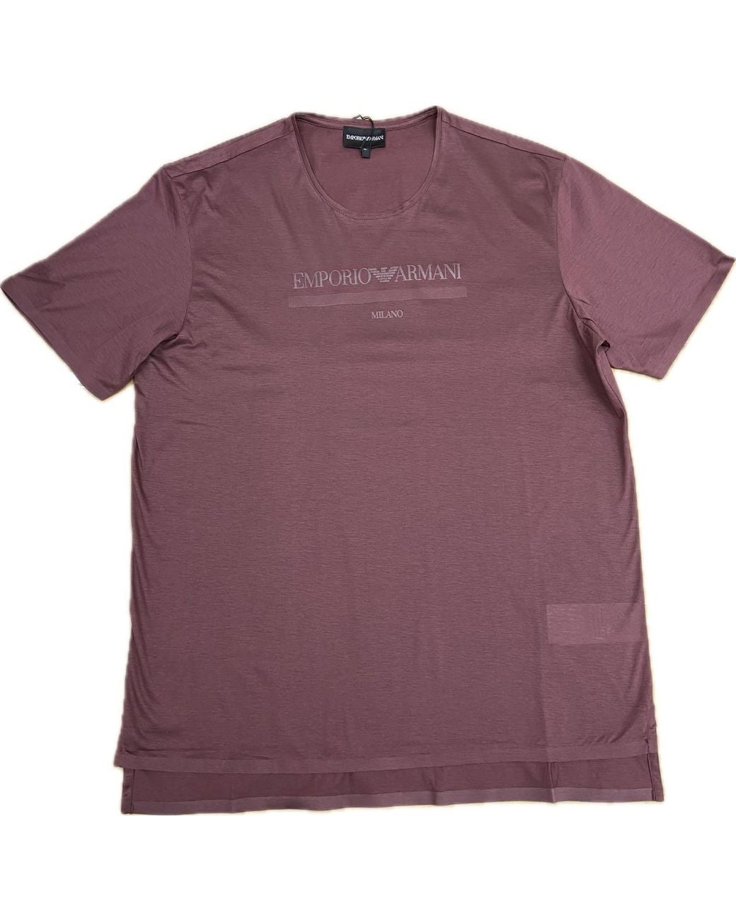 Emporio Armani Purple Short-Sleeved T-Shirt for men