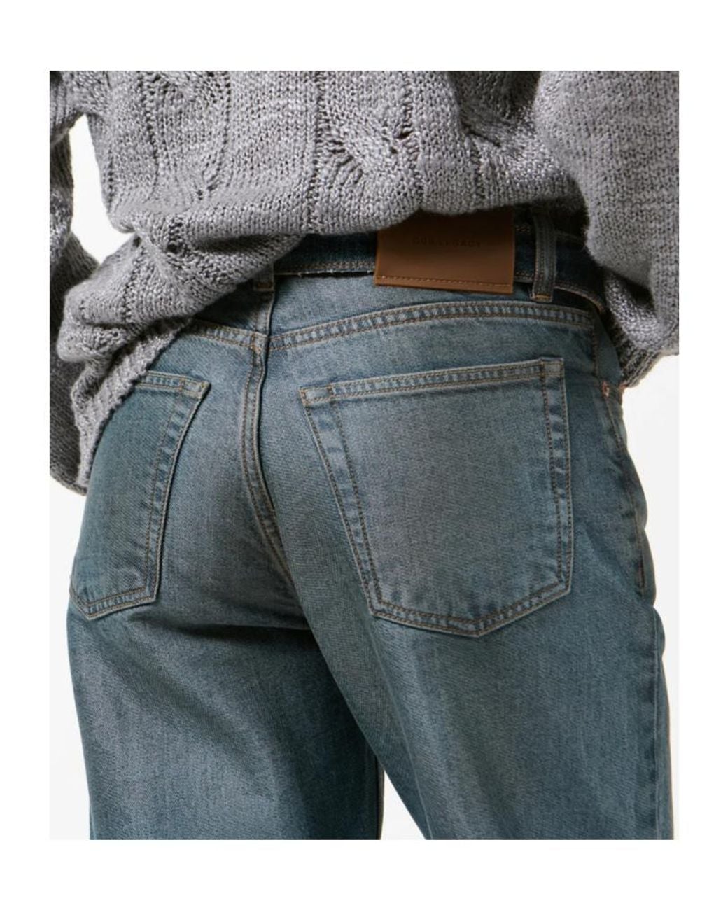 Our Legacy Blue Wata Cut Wide Leg Jeans