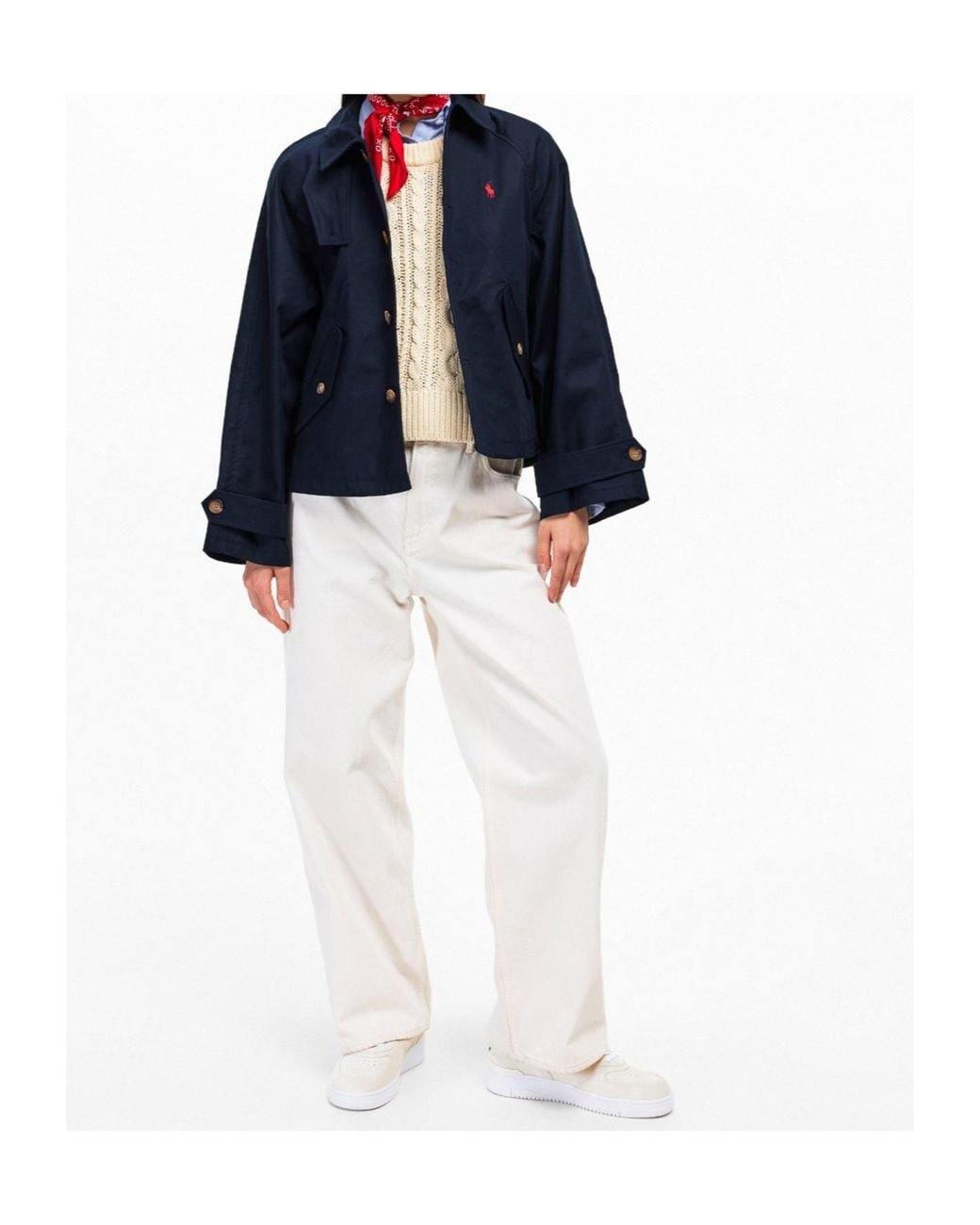 Polo Ralph Lauren Blue Single-Breasted Coat