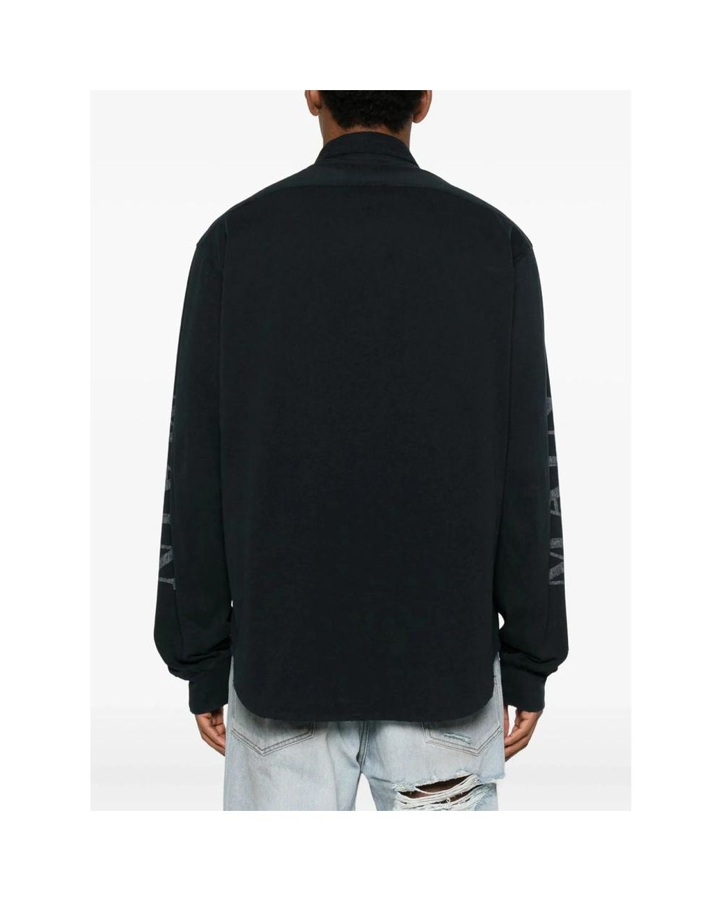 Balenciaga Blue Main Character Artwork T-Shirt for men