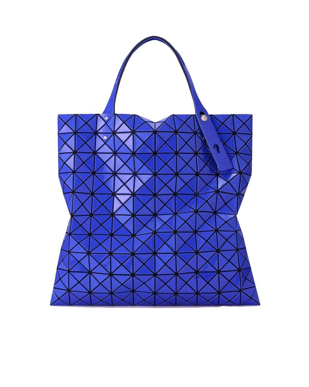 Issey Miyake Blue Prism Gloss Geometric-Panel Tote Bag