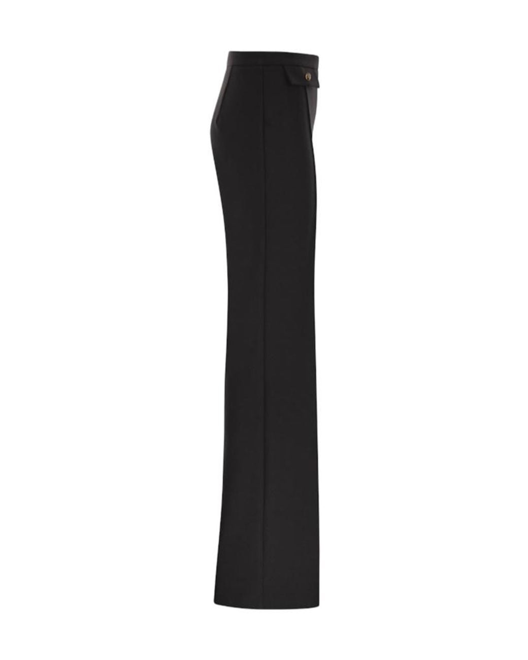 Elisabetta Franchi Black High-Waist Pants
