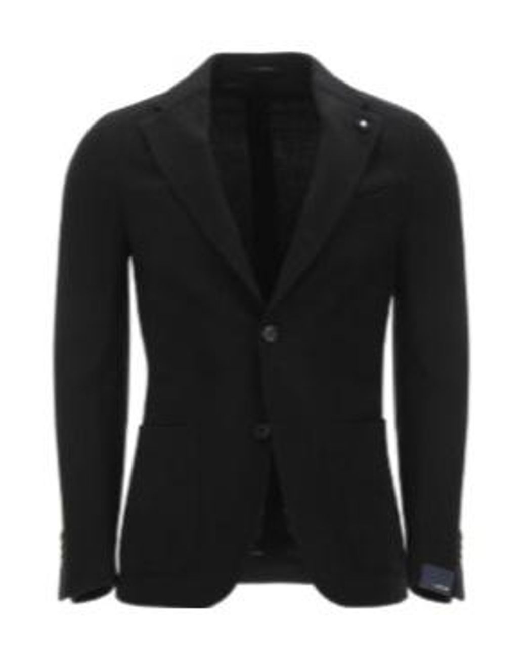 Lardini Black Long-Sleeved Suit Jacket for men