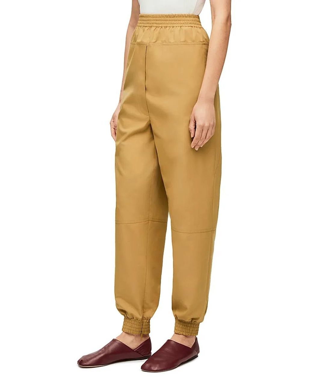 Loewe Yellow Elasticated-Waist Trousers