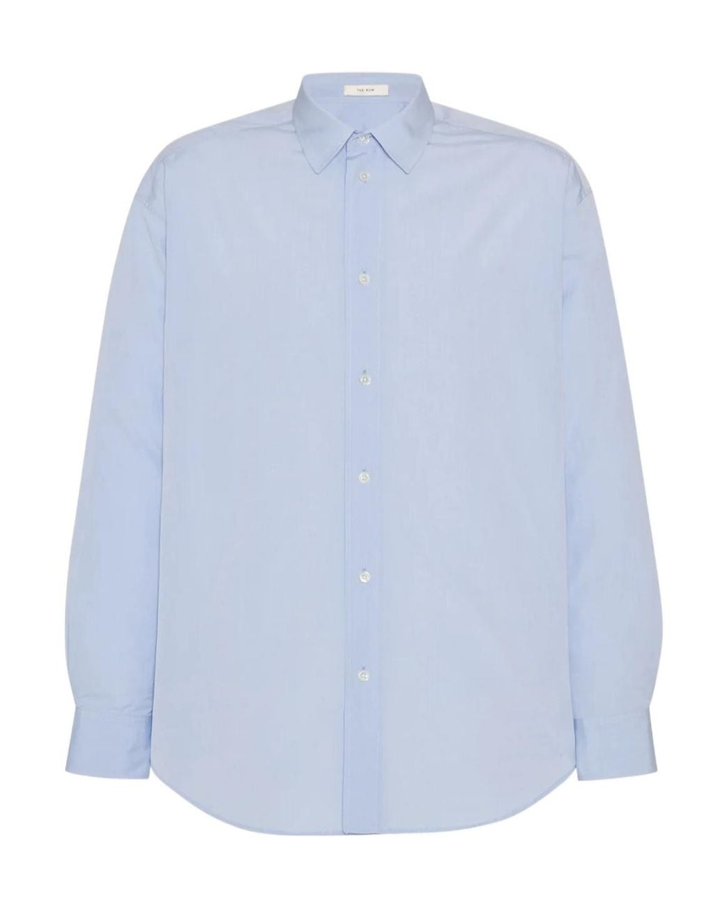 The Row Blue Granada Cotton Shirt for men