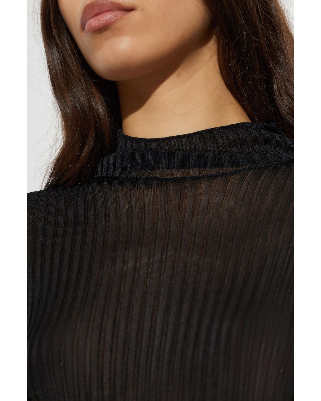 Balmain Black Long-Sleeved Top