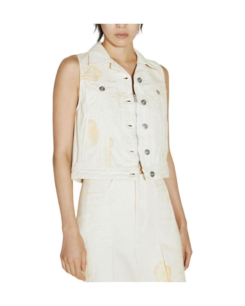 Our Legacy White Mini Denim Jacket