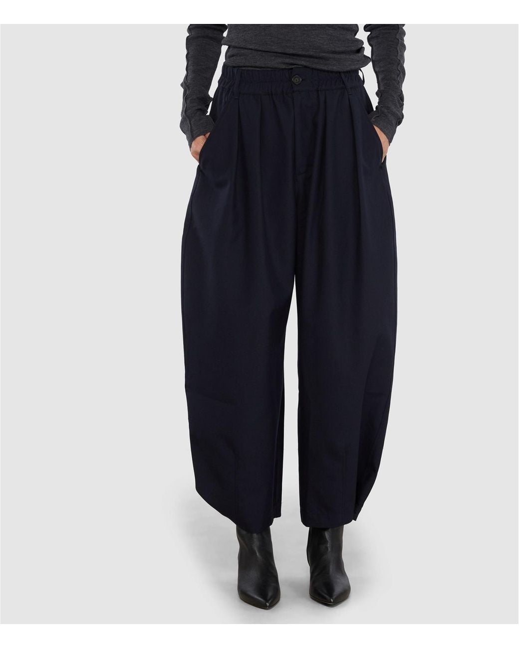 Soeur Blue Vernon Pleated Trousers