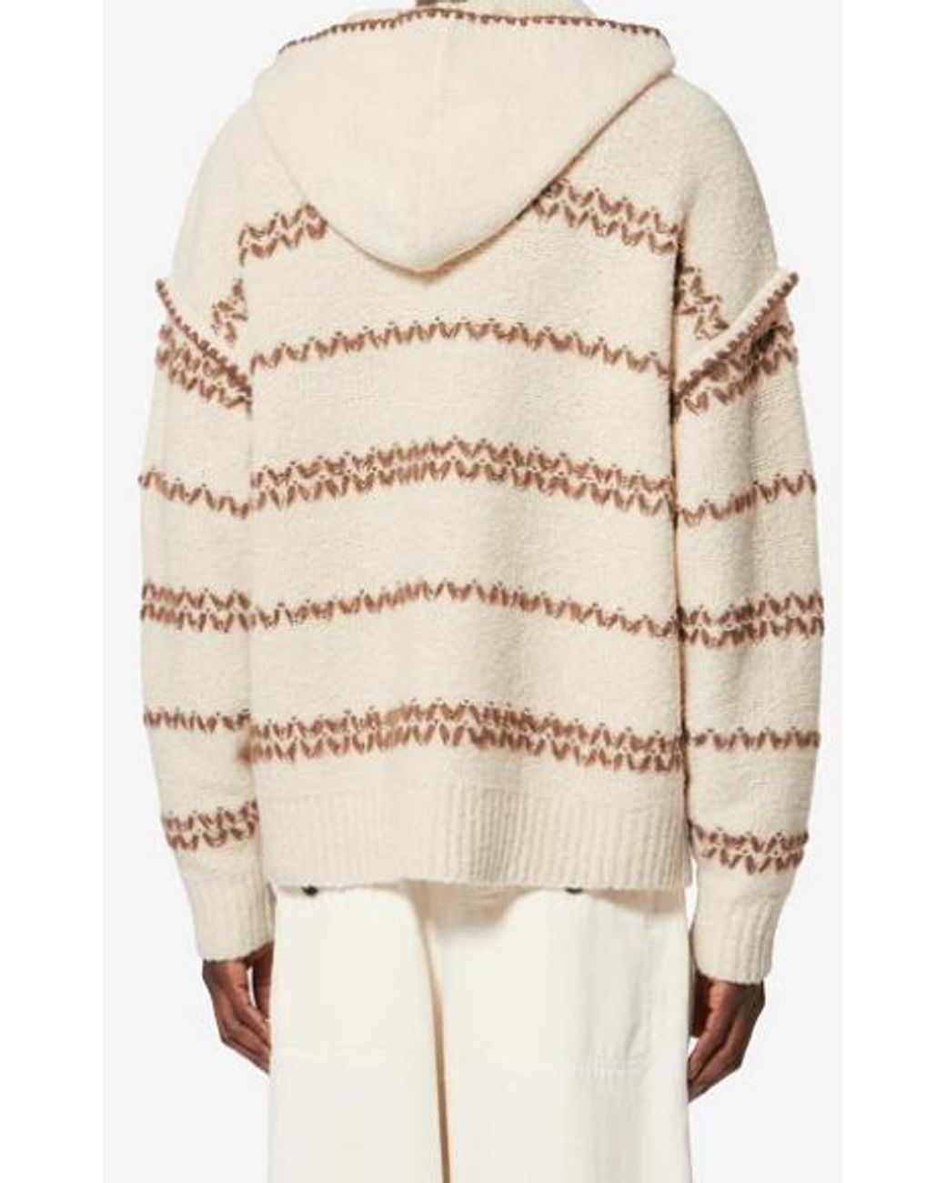 Isabel Marant Blue Rolian Knitted Zip-Up Cardigan for men