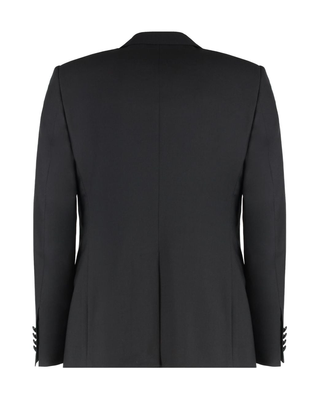Dolce & Gabbana Black Satin-Lapels Three-Pieces Suit for men