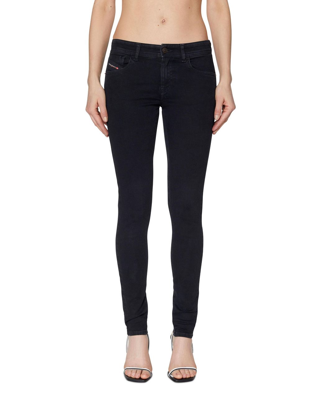 DIESEL Blue Slandy Low-Rise Jeans
