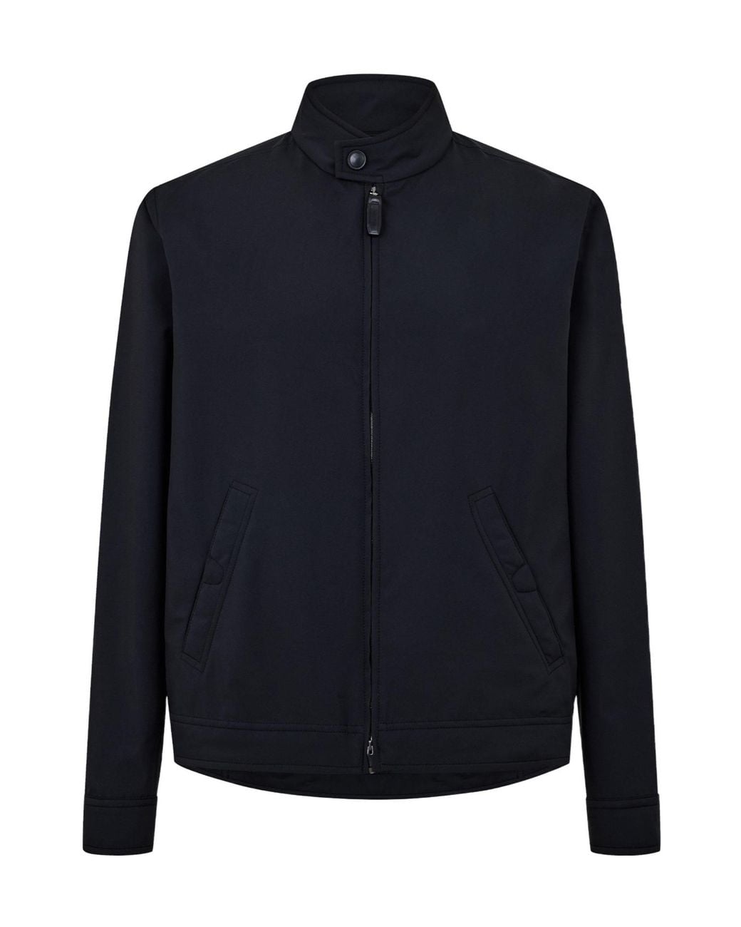 Brioni Blue Simple Flight Jacket for men