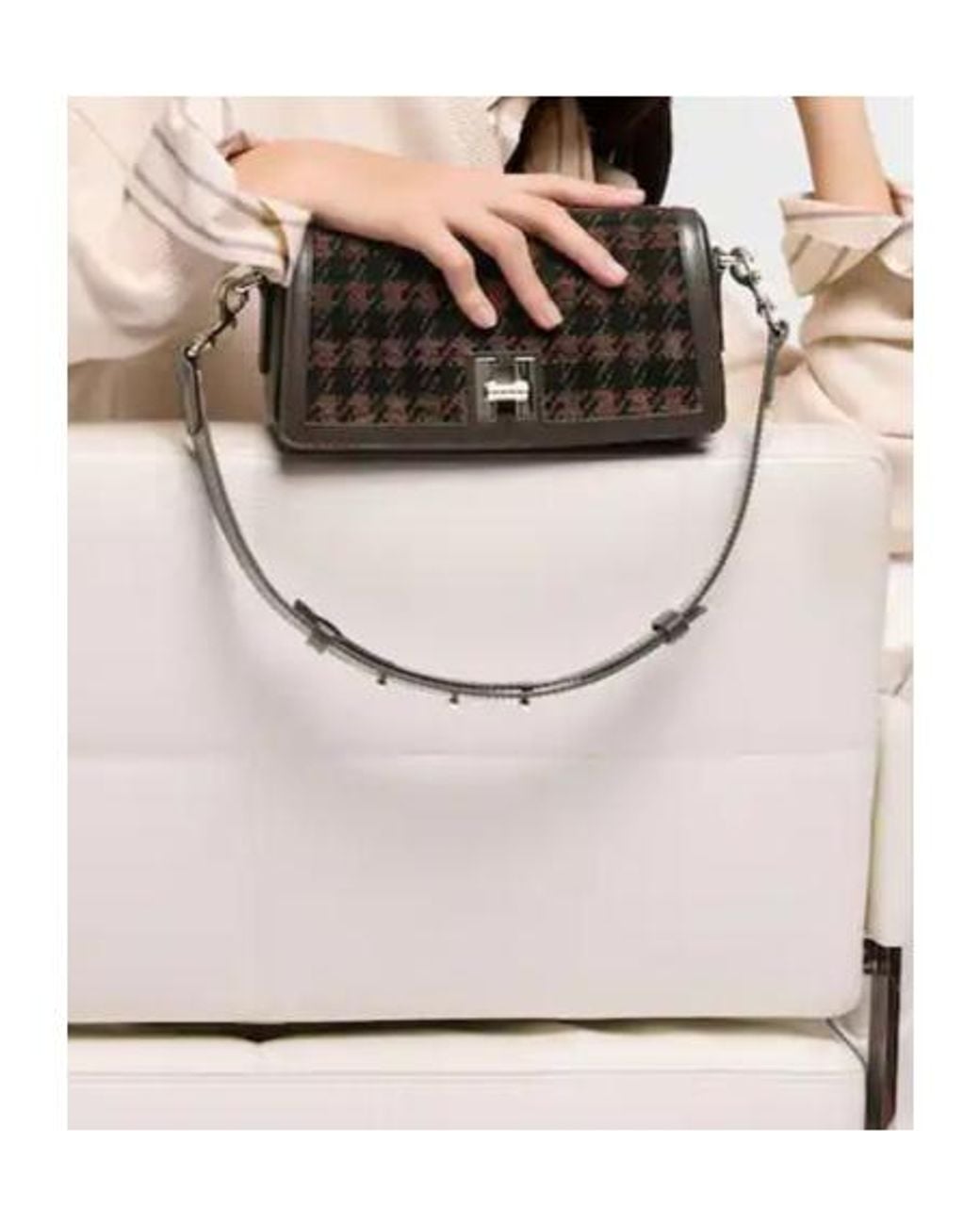 Hogan Black H-Turn Flap Mini Bag