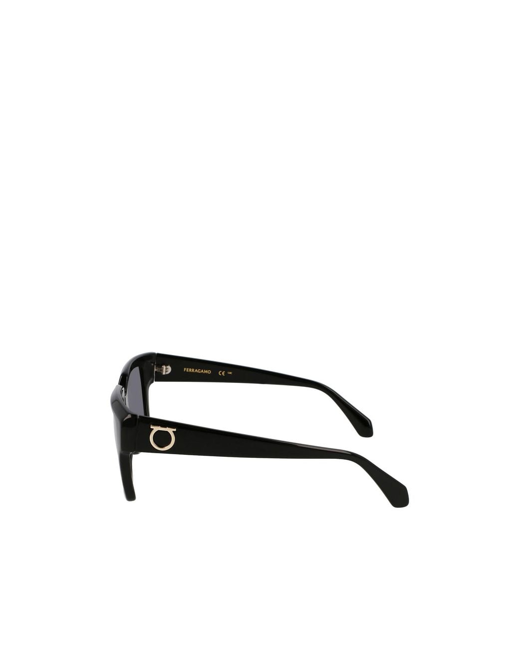 Ferragamo Metallic Square-Frame Sunglasses