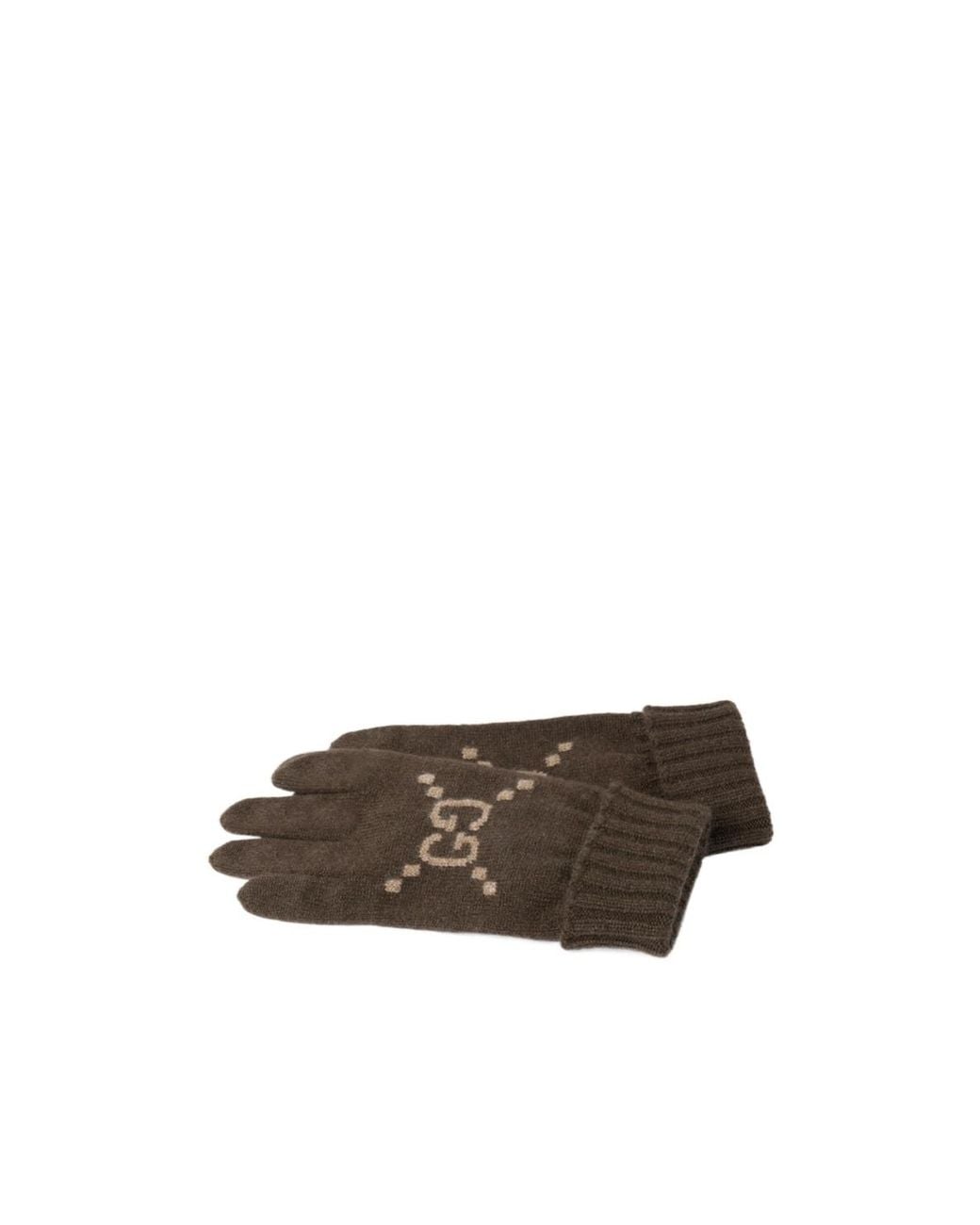 Gucci Multicolor Gg Jacquard Gloves for men