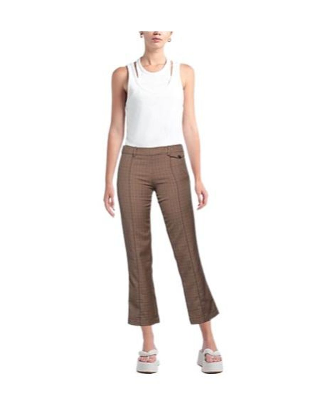 Marni Brown Casual Trousers
