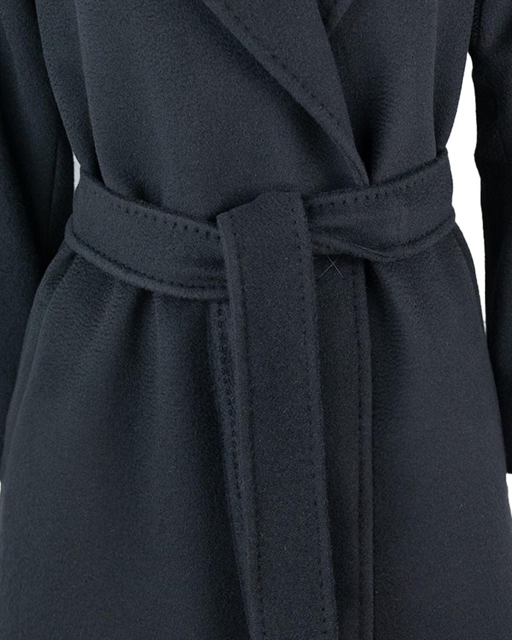 Max Mara Brown Tan Mstdravenna Belted Wrap Coat