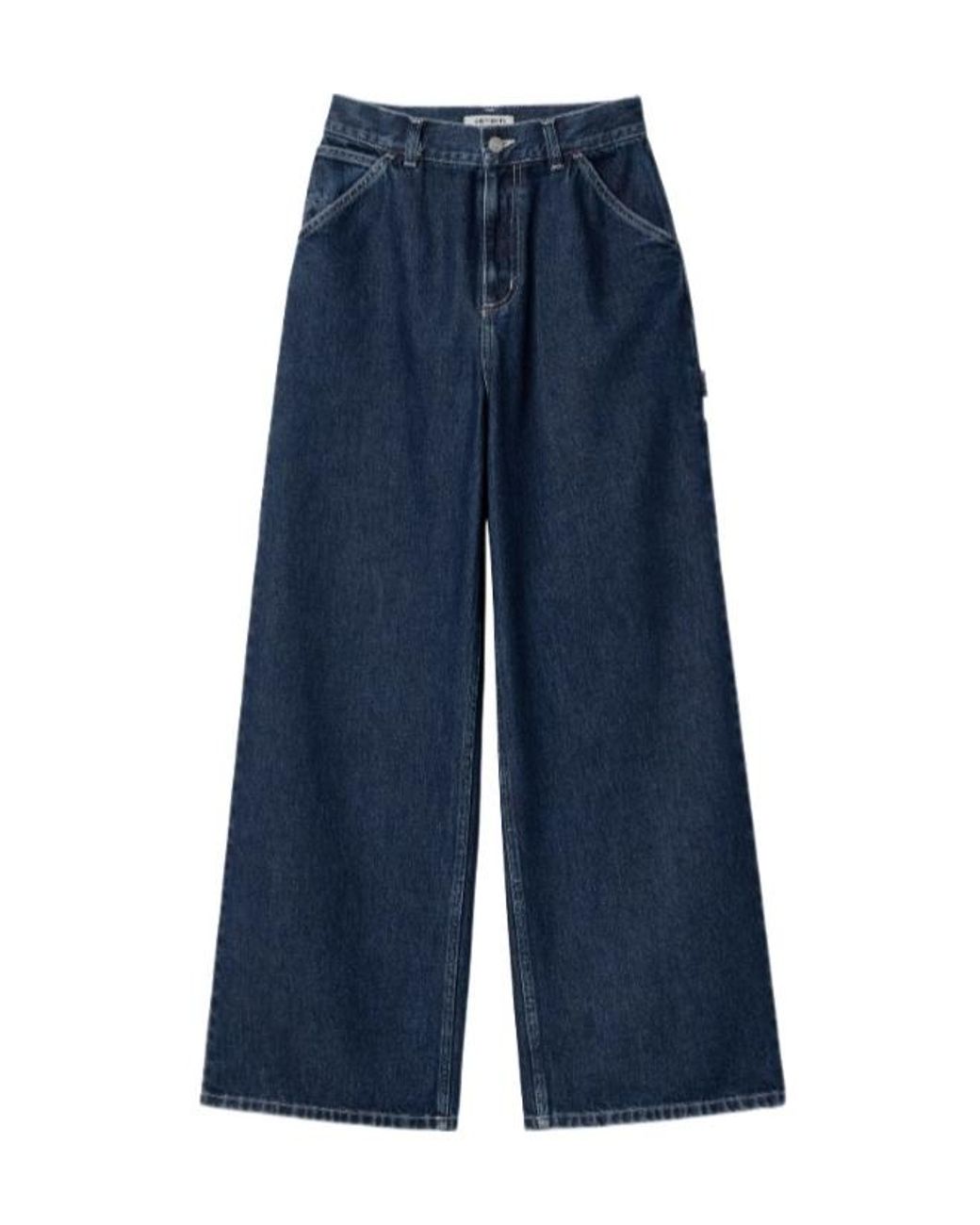 Carhartt Black Wide-Leg Work Jeans