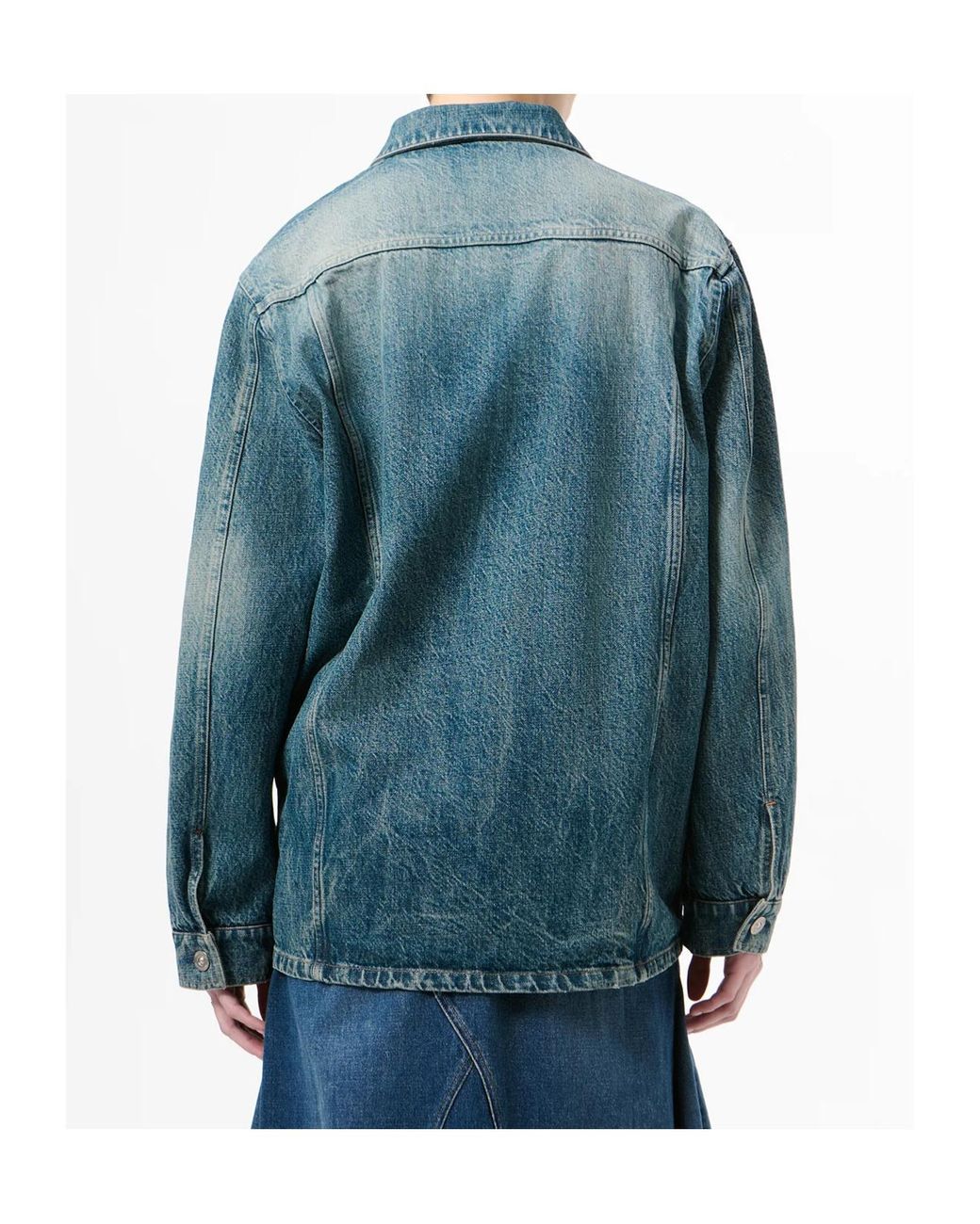Our Legacy Blue Button-Front Denim Jacket