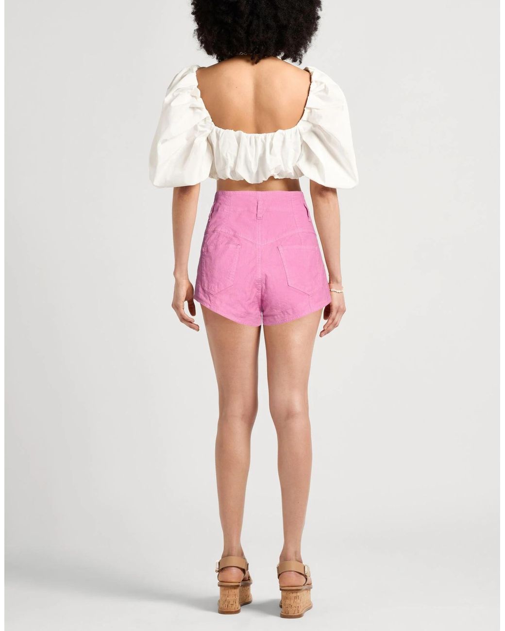 Isabel Marant Pink Casual Solidcolor Hot Pants