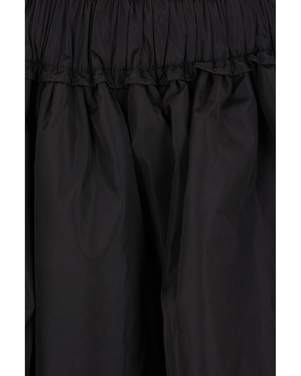Simone Rocha Black Ruched Puffball Shell Skirt