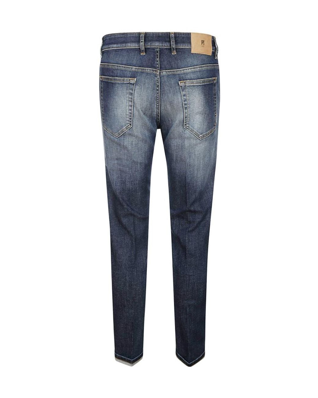 Pt Pantaloni Blue Pt Torino Reggae Tapered Leg Jeans for men