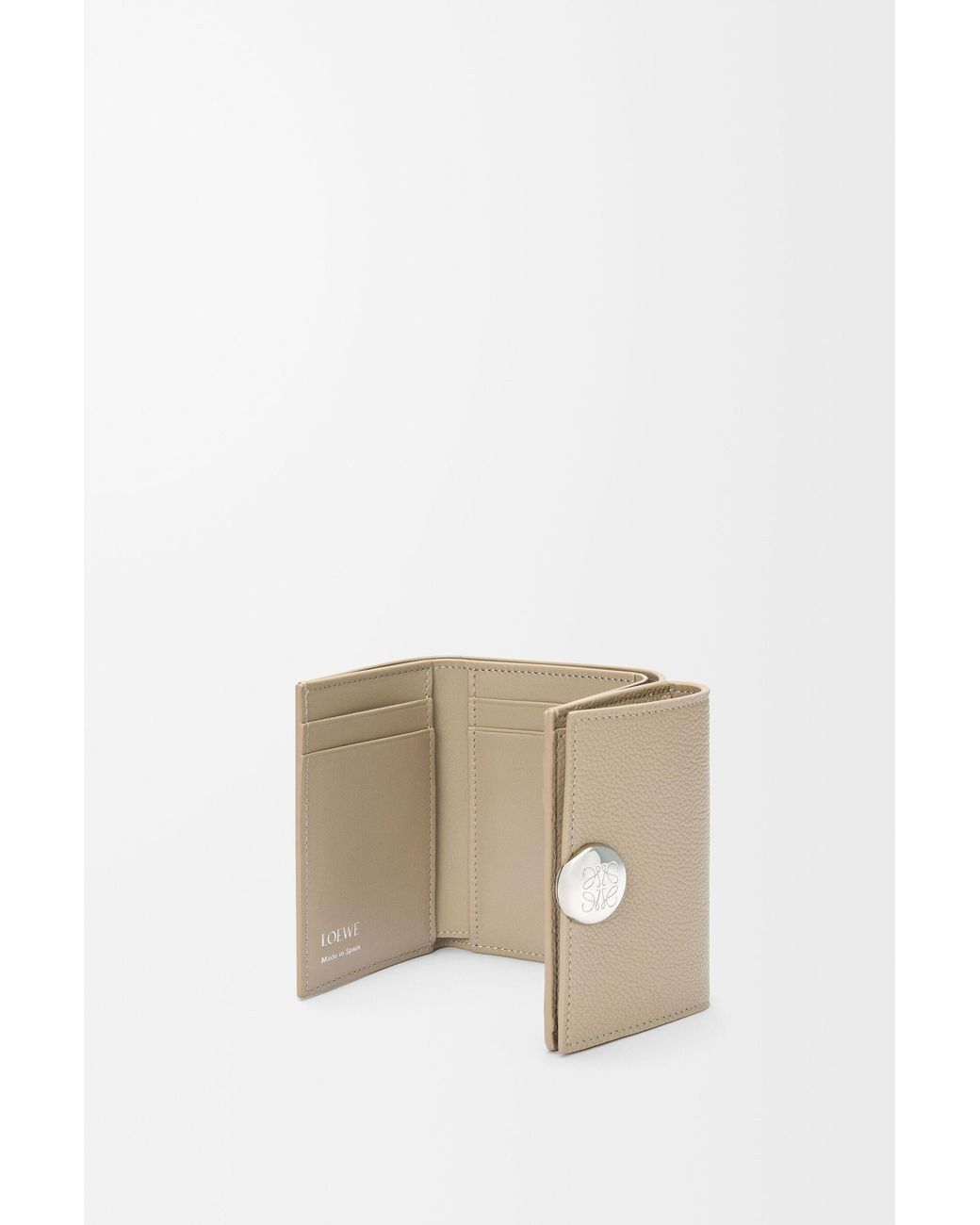 Loewe Natural Pebble Trifold Wallet