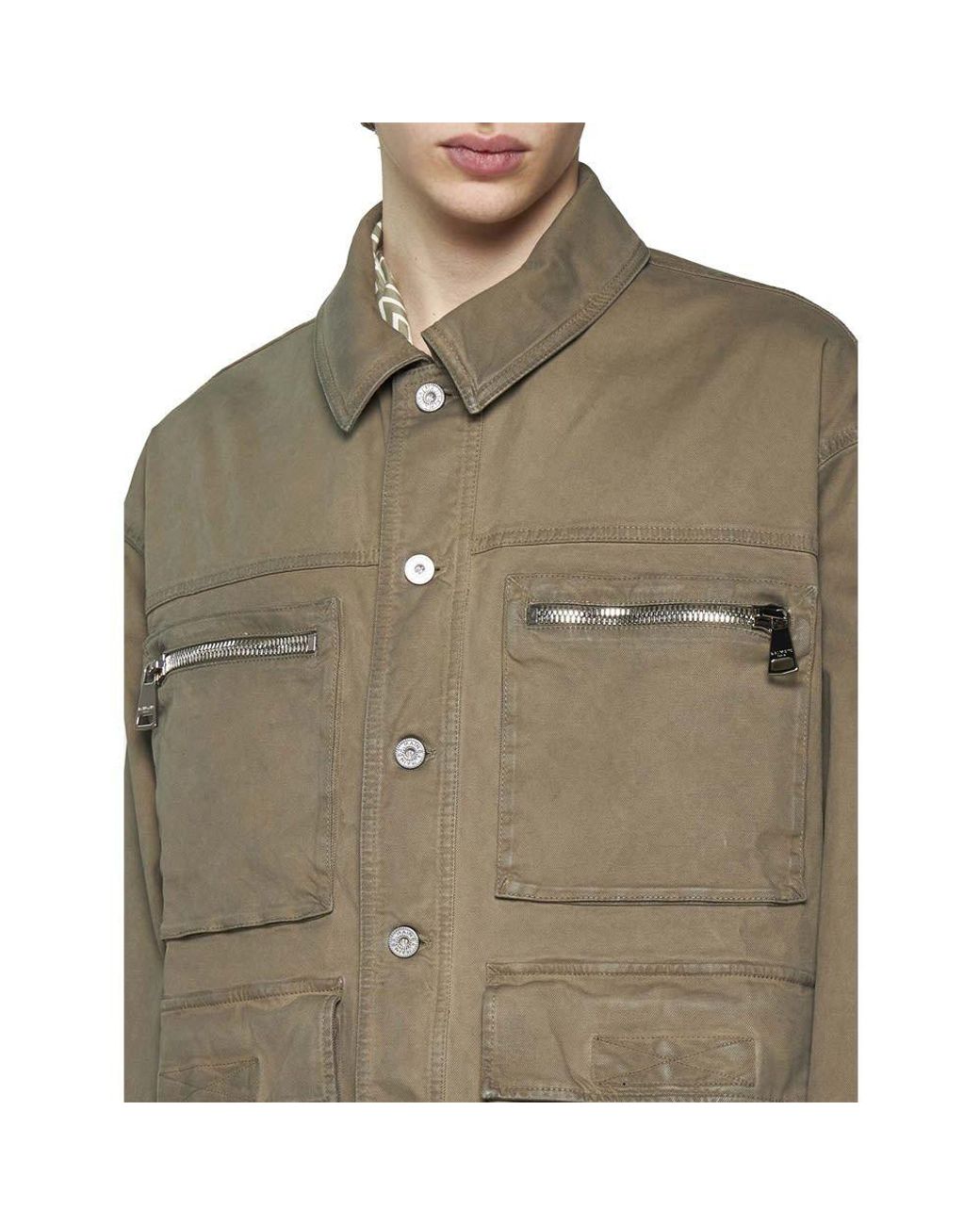 Balmain Multicolor Pocket Detailed Jacket for men