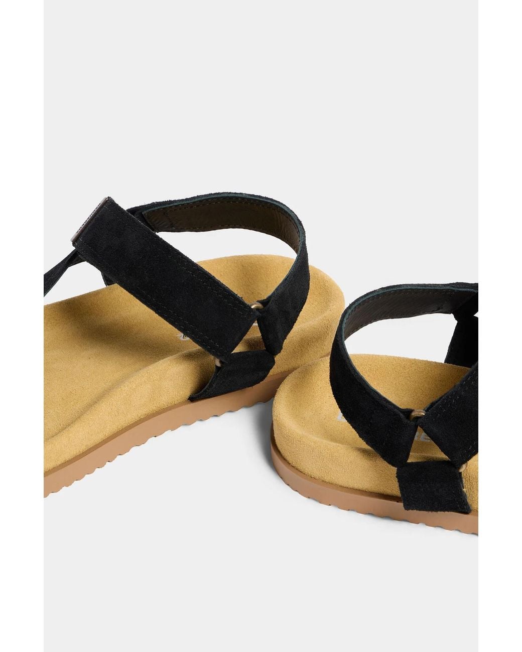 DSquared² Black Logo Detail Flat Cargo Sandals for men