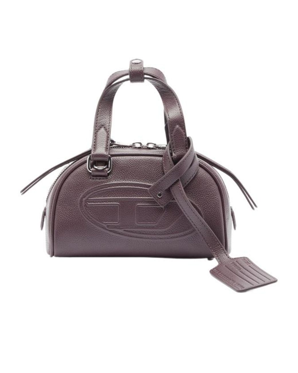 DIESEL Purple 1Dr Dome Shoulder Bag for men