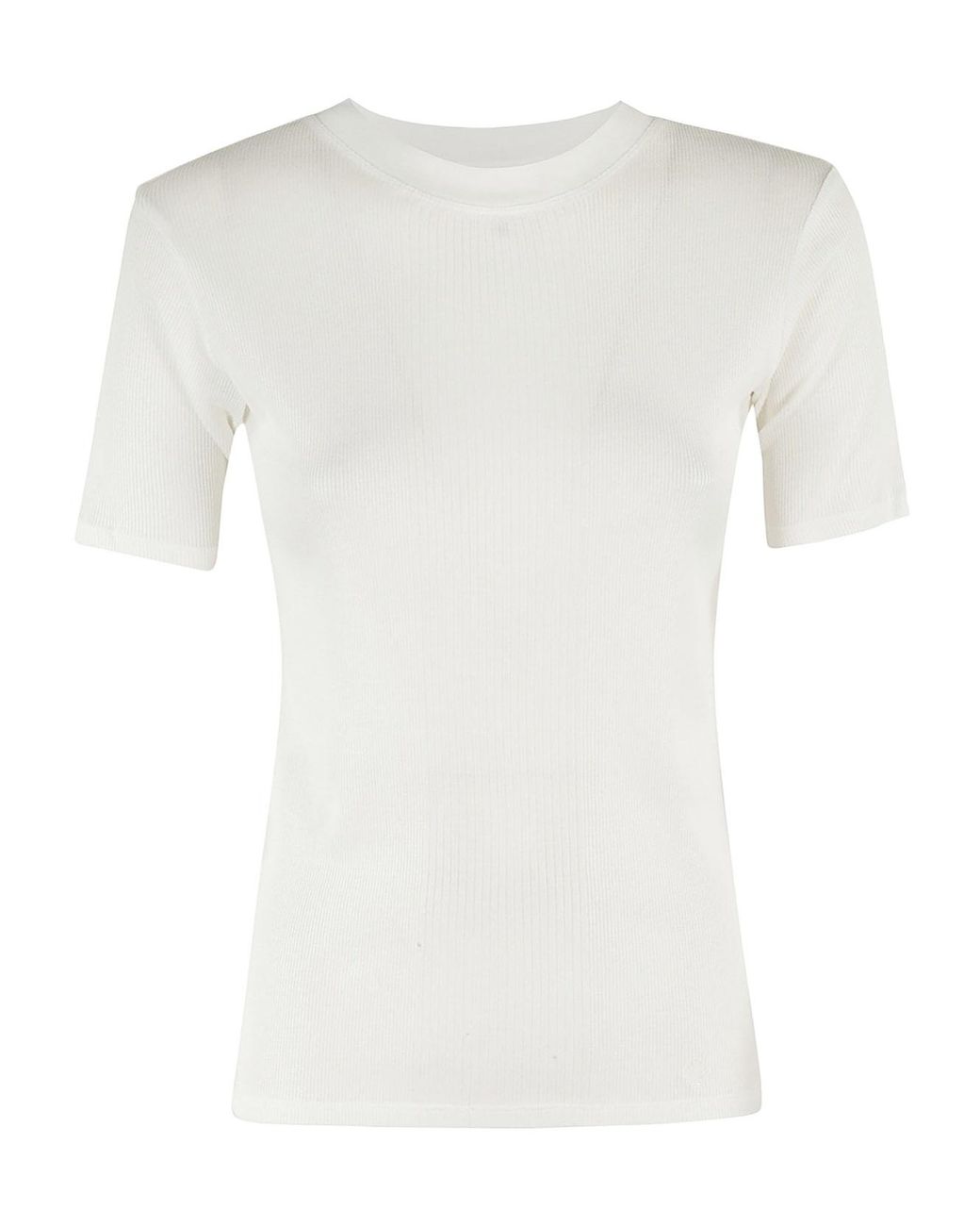 Loulou de Saison White Avalyn Ribbed Top
